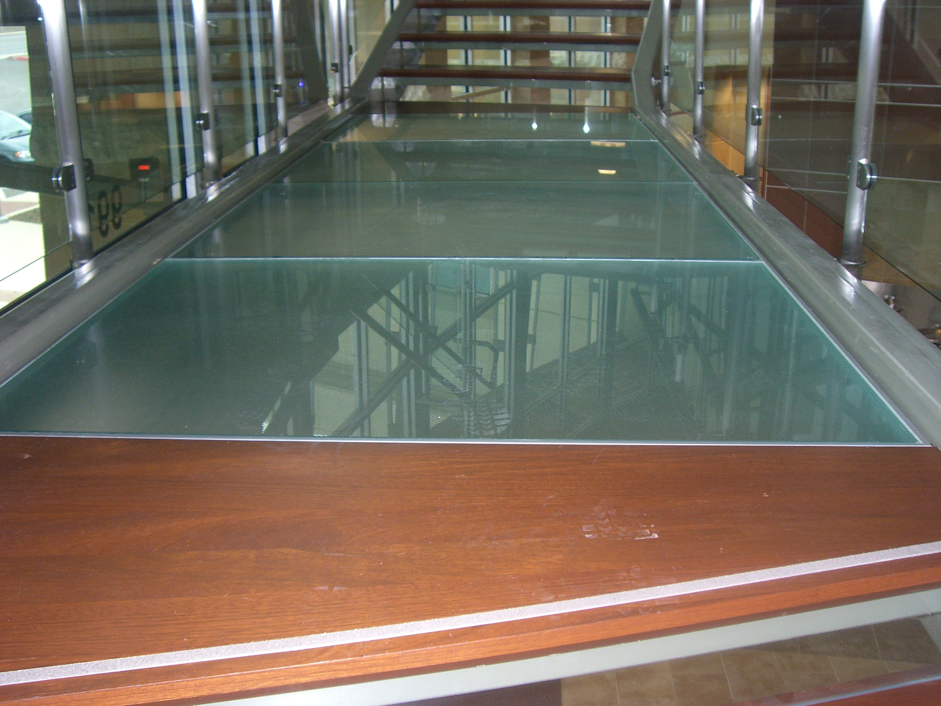 glass floor panels