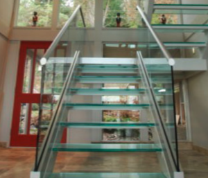 glass walk glass staircase