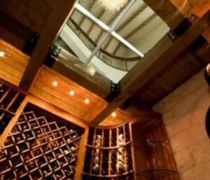 glasswalk glass wine cellar